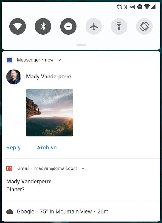 Android P Notifications