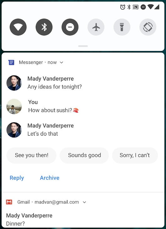 Android P Screenshots