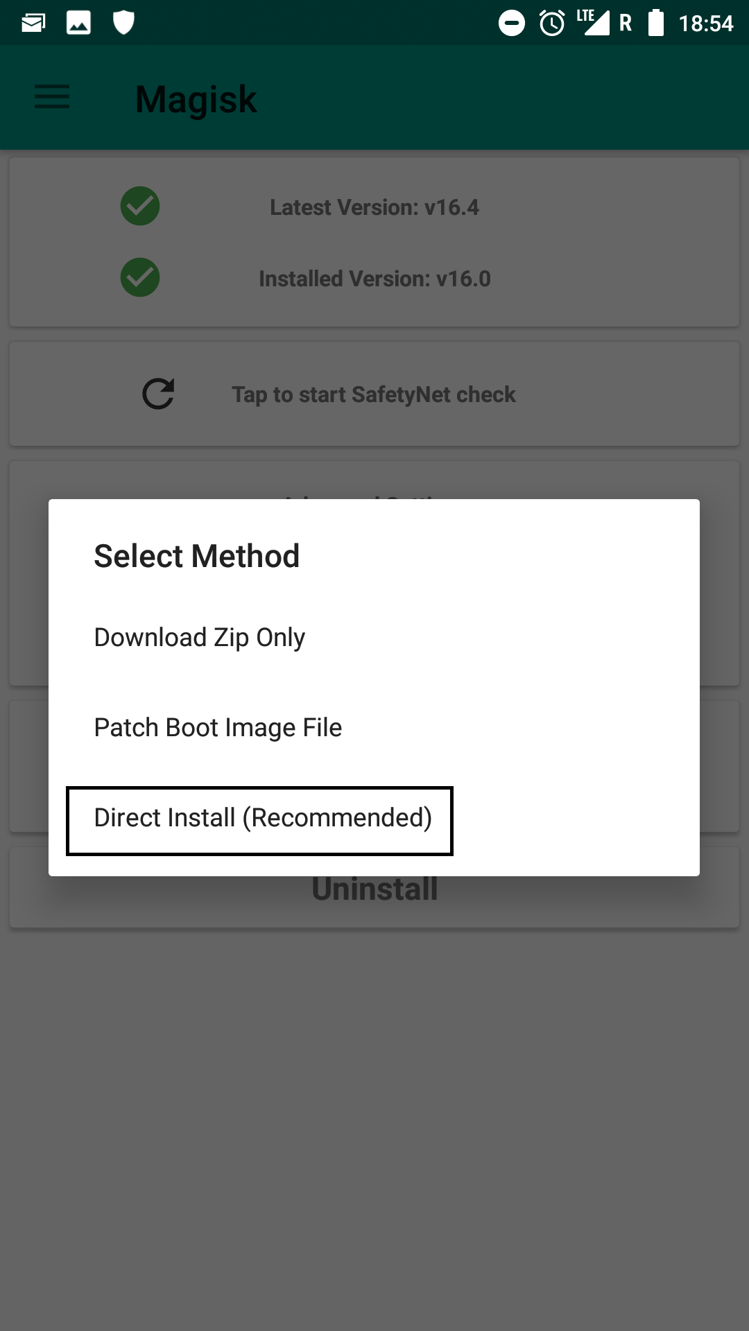 Magisk 16.4 Beta