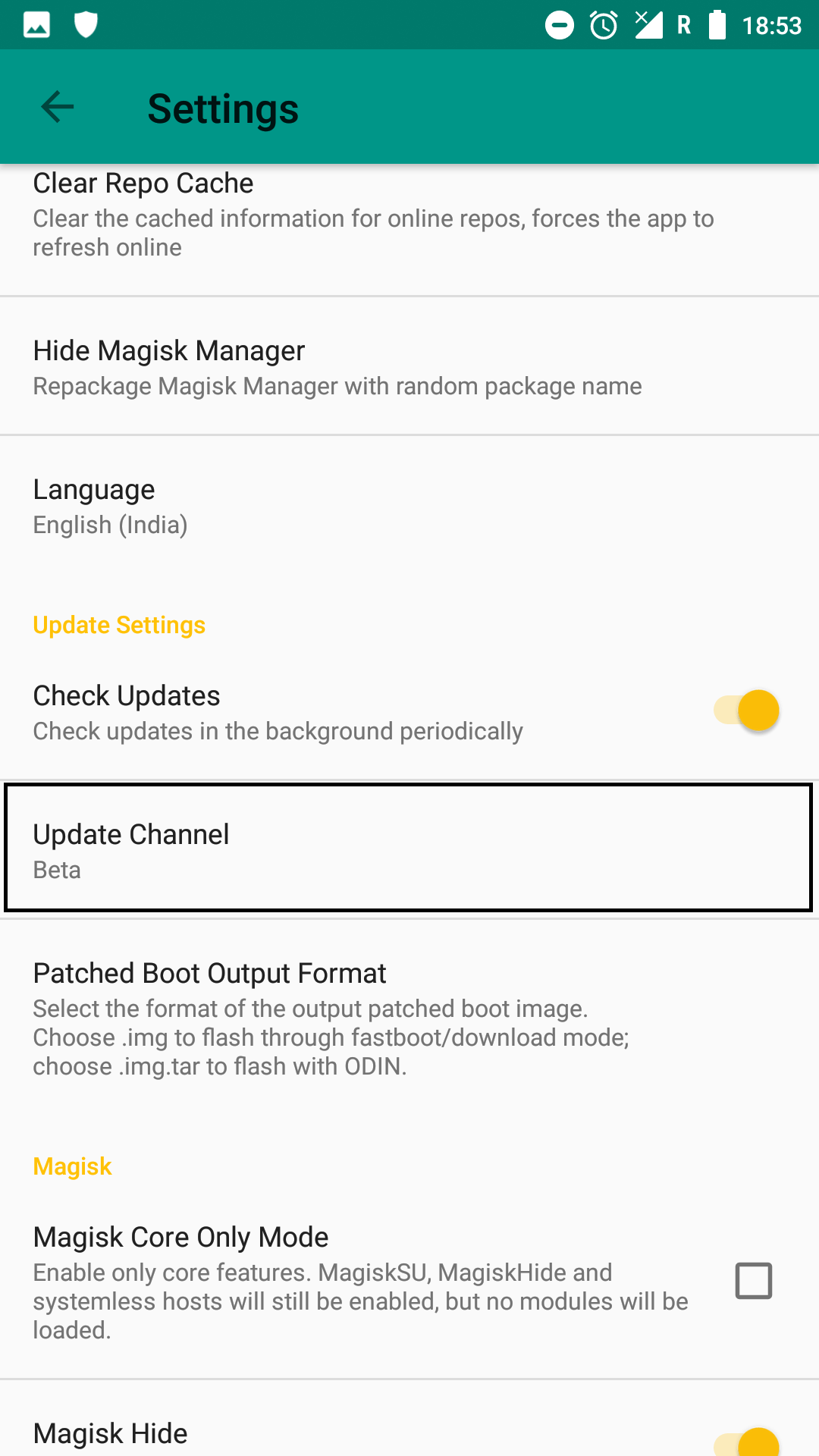 Magisk 16.4 Beta