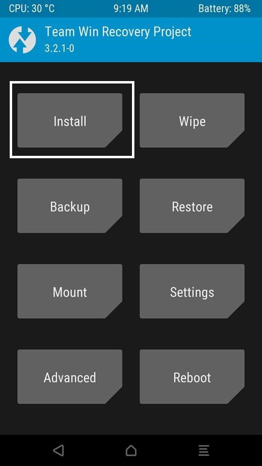 Flash SuperSU ZIP
