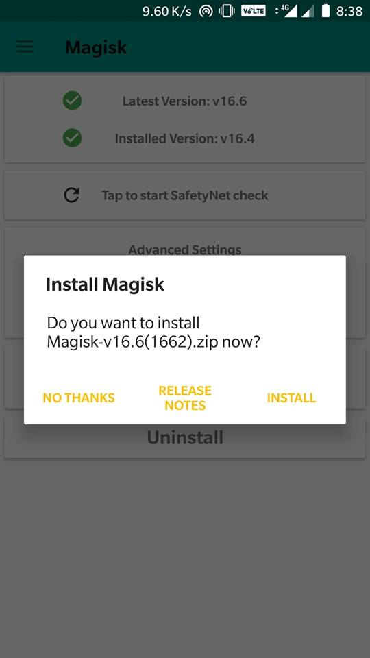 Magisk 16.6