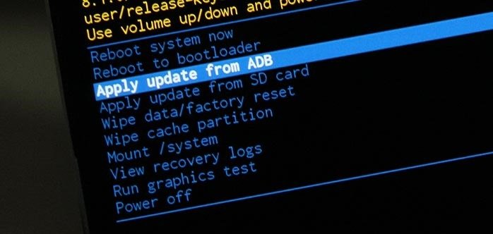 Apply Update from ADB