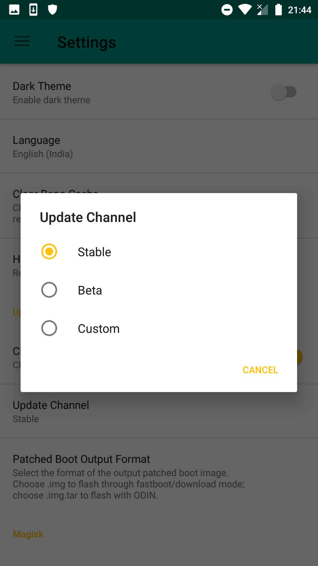 Magisk 17.1 Stable