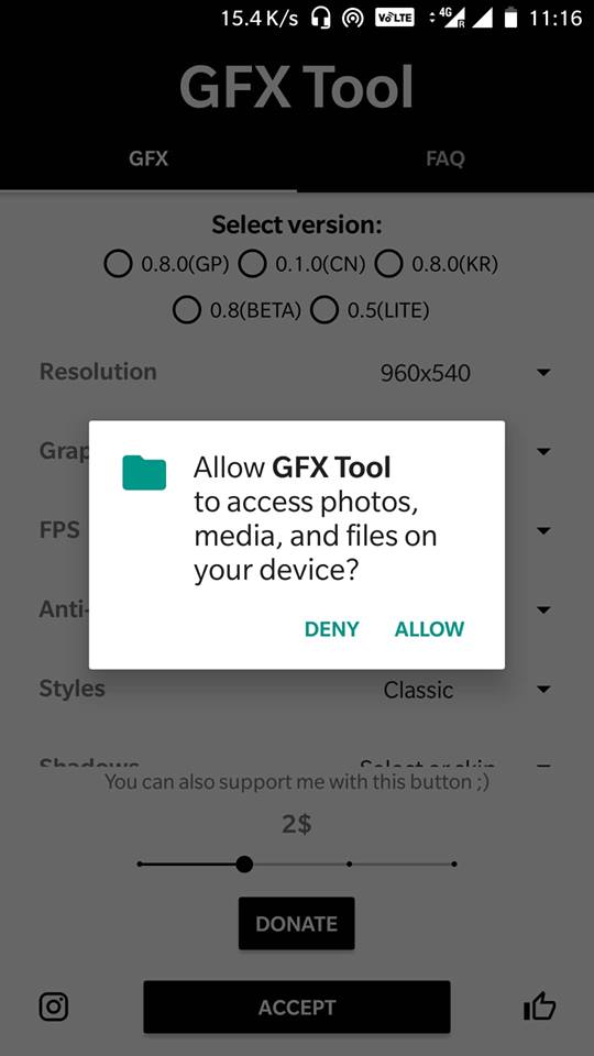 PUBG Settings with GFX Tool