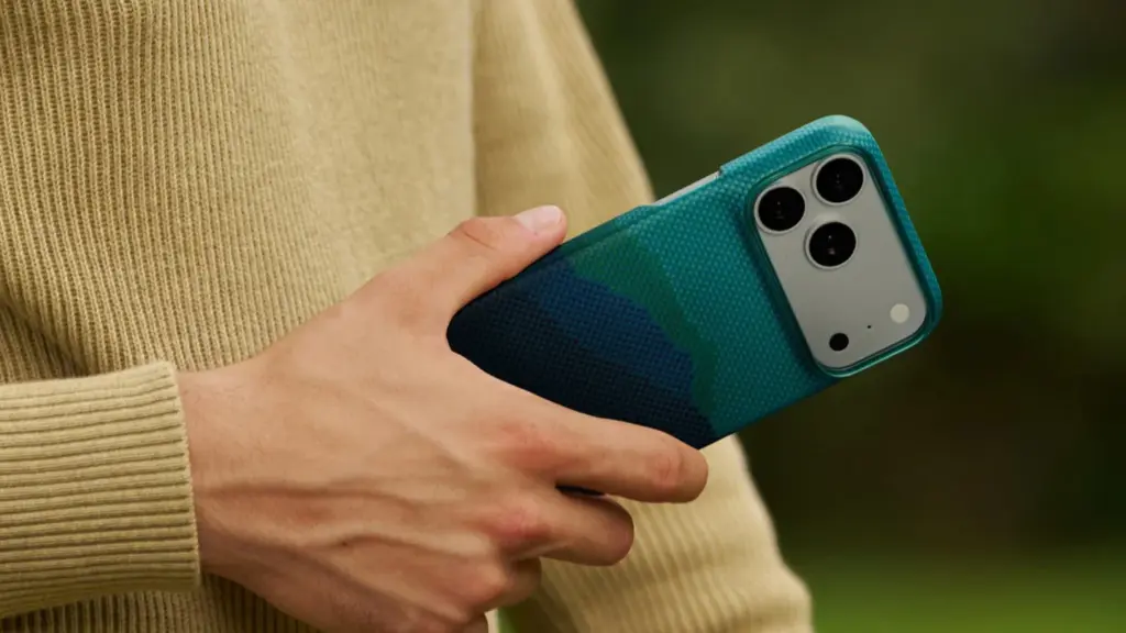 Close-up view of the back of an iPhone 18 Pro Max, highlighting its camera array and sleek design.